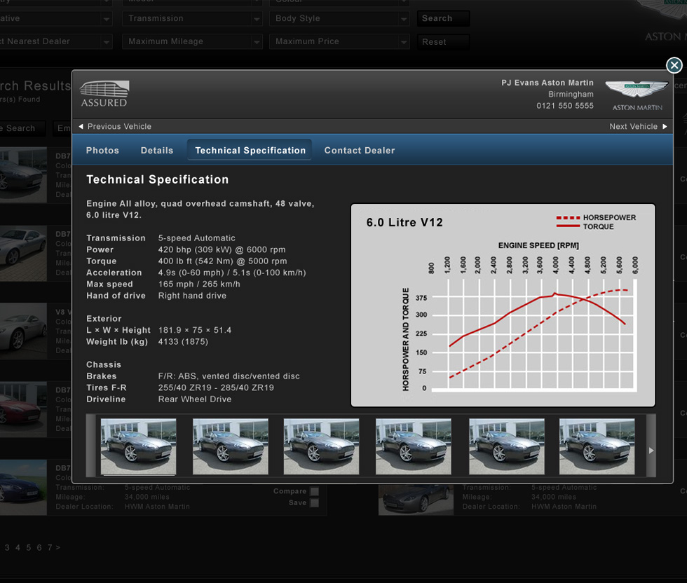 Aston Martin Approved Desktop